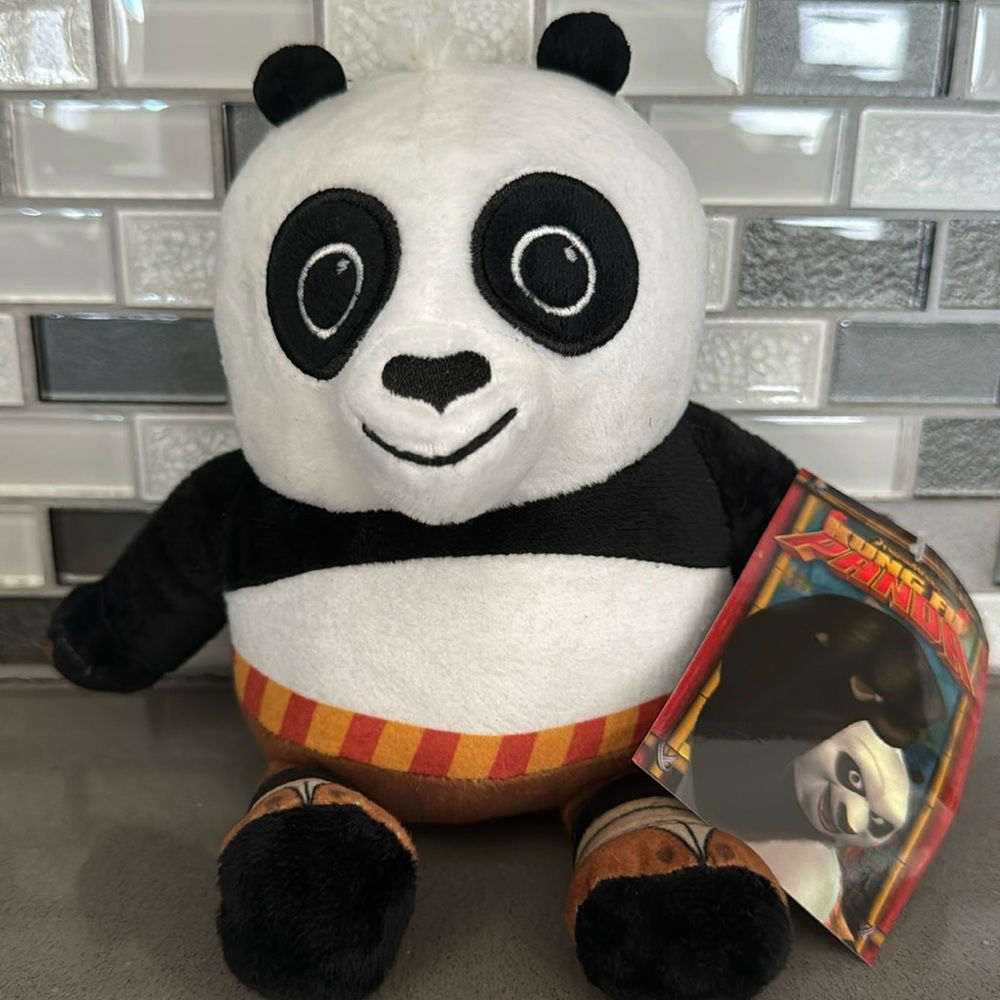Kung Fu Panda PO Sitting Plush / DreamWorks / Kawaii / 8” / Limited Edition NEW